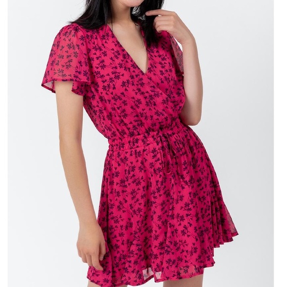 NWT Francescas Floral Godet Dress XXS - Picture 6 of 8